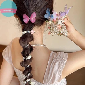 Sund Thời Trang Ngọt Ngào Điện Thoại Dây Tóc Đuôi Ngựa Hiện Vật Cho Nữ Cô Gái Thanh Lịch Tóc Tinh Tế Phụ Kiện Tóc VN