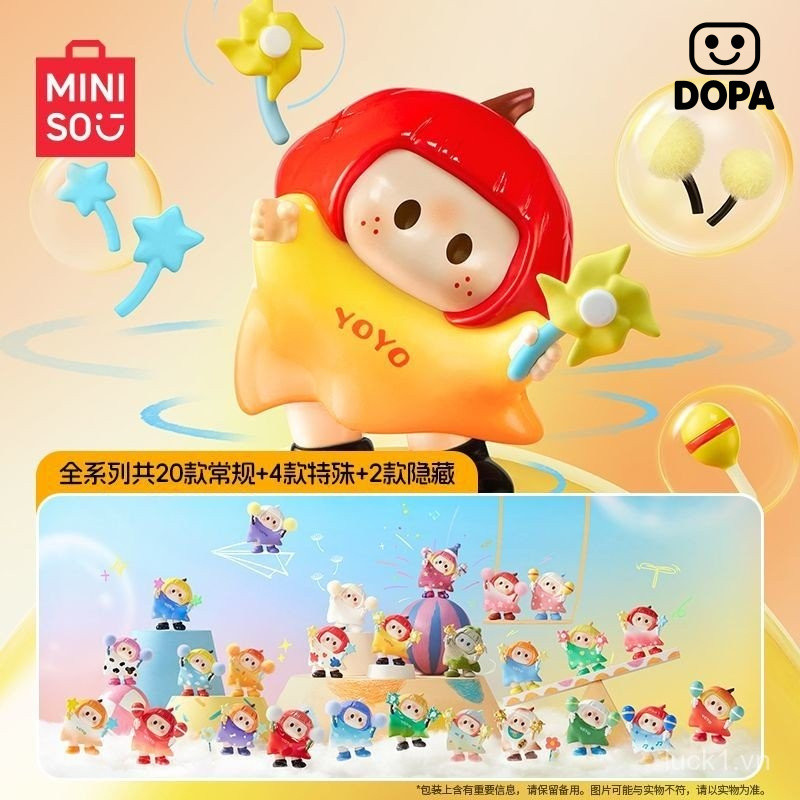 Bán MINISO MINISO MINISO Nước Sốt Phải Dễ Thương Vui Nhộn Đầu Trầy Xước Series Hộp ICON Hình-Made Hộp Bí Ẩn Trang Trí Búp Bê