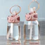 Cốc Rơm Nước AMBU, Cốc Sippy Trẻ Em Bằng Nhựa Chống Rơi, Bình Nước Silicon Cao Cấp Thực Phẩm Chống Rò Rỉ Nhẹ