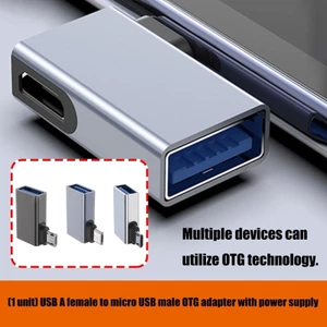 WU Bộ chuyển đổi USB 2 0 sang MicroUSB tốc độ nhanh 90° Góc để truyền dữ liệu ổn định và sạc thiết bị đồng thời
