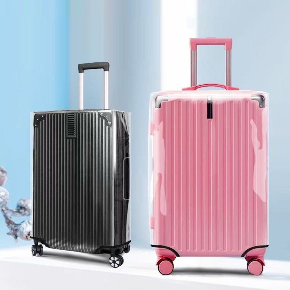 Vỏ bảo vệ hành lý OLVIDO, Vỏ hành lý du lịch chống nước 20-28 Inch, Vỏ bảo vệ vali chống bụi bằng nhựa PVC chống mài mòn