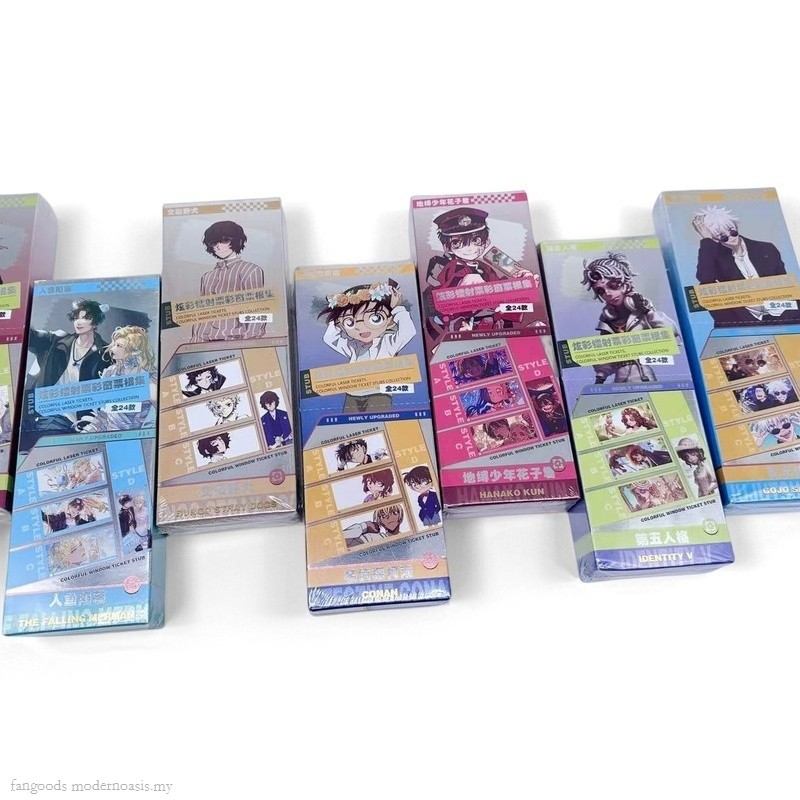 Hatsune Miku | Phước lành của Heaven Official | Matcha | Dakaichi Identity V Game Anime PVC Bookmark Phong cách vé Katekyo Hitman Tái sinh! Viền | Chó đi lạc Bungo [12 Gói / hộp]