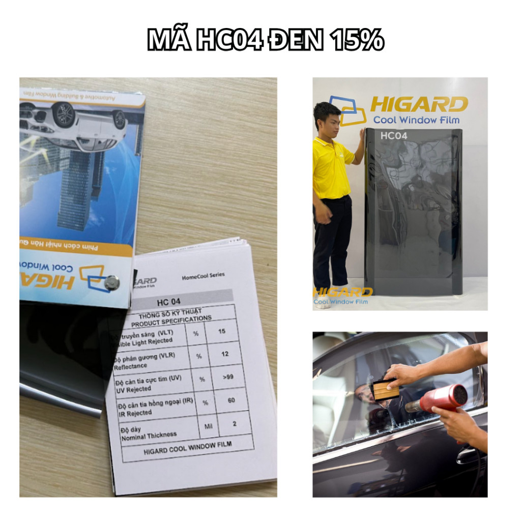 PHIM CÁCH NHIỆT Ô TÔ VF3, VF5, VF6, VF7, VF8 – CẢN TIA UV 99%, CHỐNG NẮNG CÁCH NHIỆT CAO