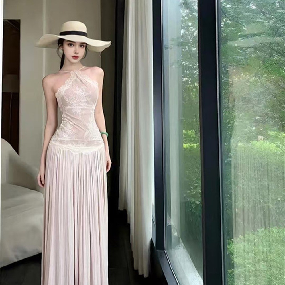 Đầm dạ hội ren thiết kế khí chất sang trọng 2 ảnh trải sàn cuối