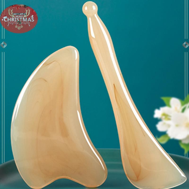 XUAN Da Cạo Nhựa Gua Sha Massage Ban Guasha Tấm Mặt Mắt SPA Máy Mát Xa Cạp Dụng Cụ Cho Mặt Cổ Lưng Chân Cơ VN
