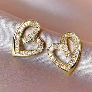 Bông tai zircon bạc S925 - Quà tặng đẹp cho nữ sinh viên