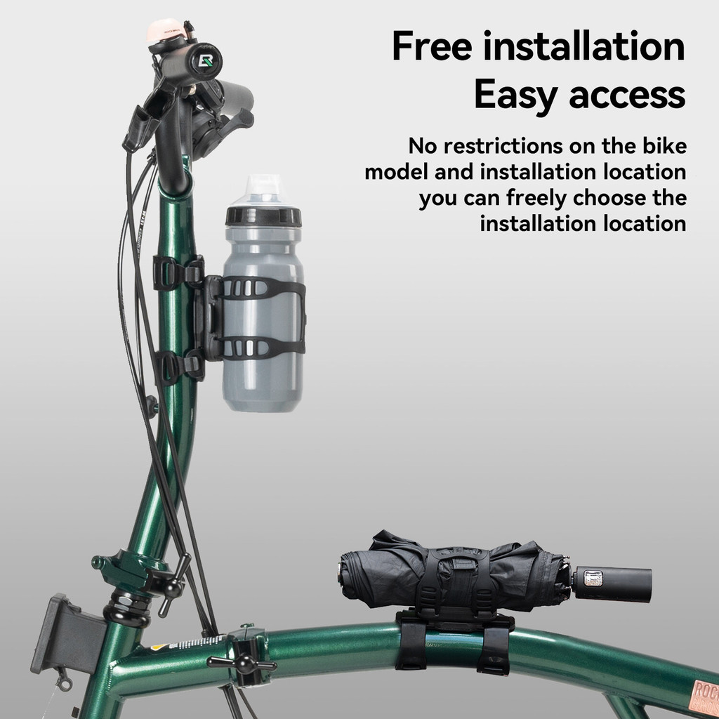 Khóa gấp xe đạp Rockbros MTB với silicone chống shock và nam châm tự động mở - Dùng cho xe đạp đường bộ và địa hình