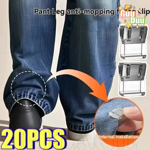 Kẹp quần vô hình có thể điều chỉnh, chống trơn trượt - Phù hợp cho quần dài và tay áo