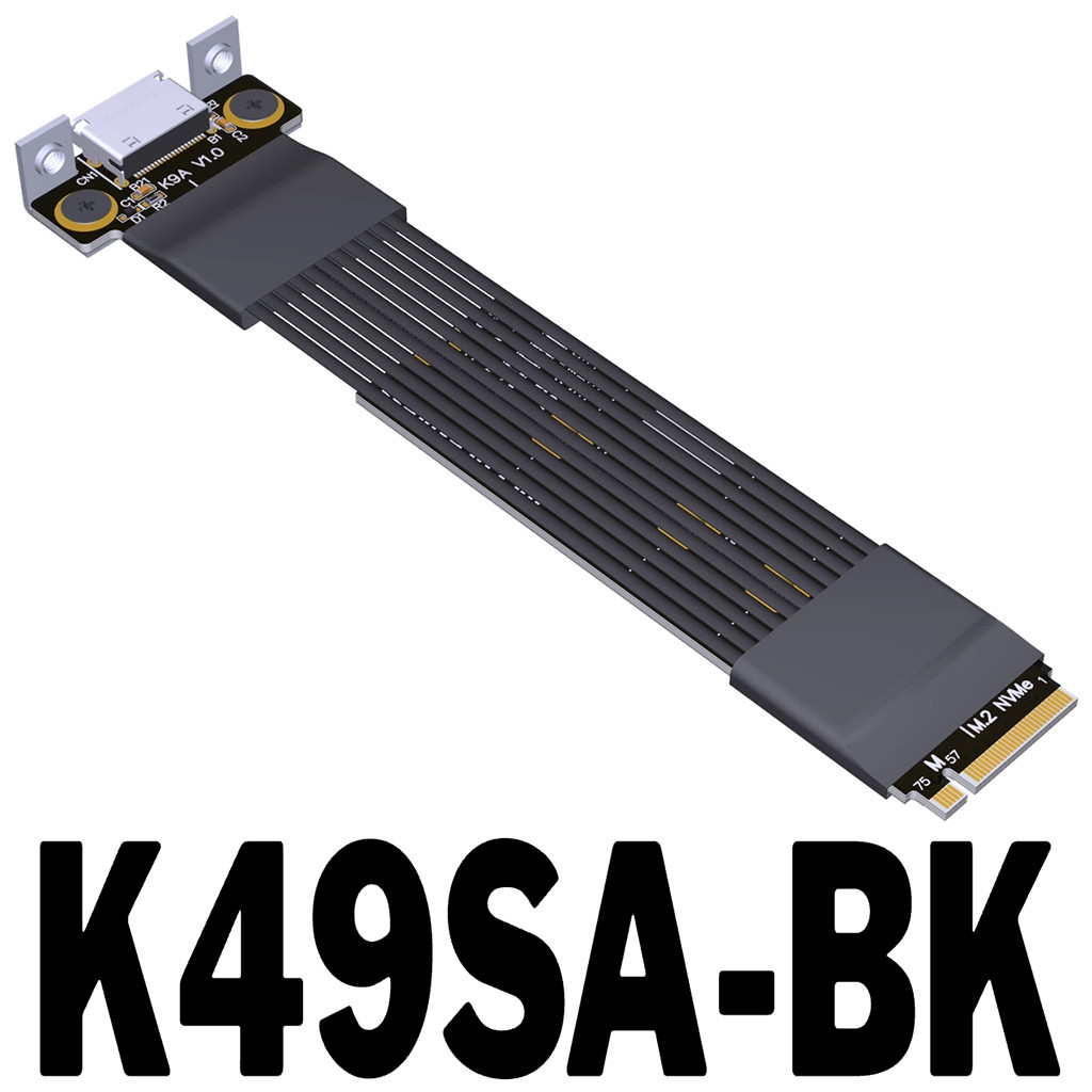 Cáp ADT-Link PCI-E 4.0 X4 Gen4 64Gbps M.2 NVME Sang OCuLink SFF-8611 SFF-8612 Card Đồ Họa Cáp Nối Dài Bên Ngoài