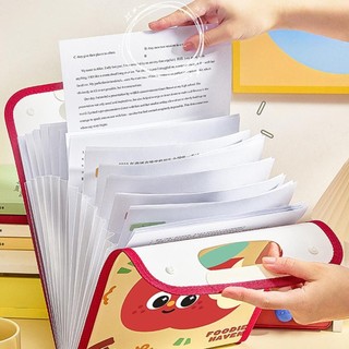 Túi đựng hồ sơ MEGOCE, Hộp giấy kiểm tra di động A4 dung tích lớn, Phân loại quà tặng Túi Accordion dọc nhiều lớp
