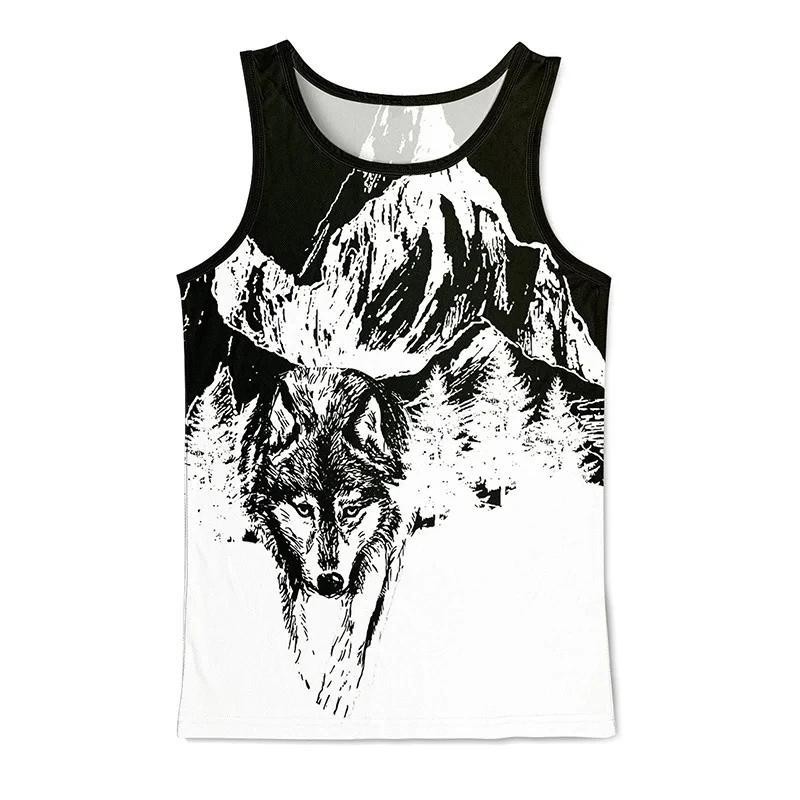 2025 Mới 3D In Hình Nhanh Khô Đa Năng Rời Tank Top Áo Thun Không Tay