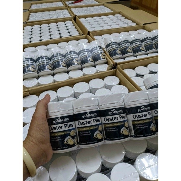 Tinh chất hàu New Zealand  Oyster Plus tăng cường sinh lý nam giới hộp 60 viên