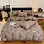 Bộ Chăn Ga Gối Chất Liệu Mới Hiện Đại Cotton Đũi Gấm Họa Tiết Cổ Điển Hoa Lá - MemMinBedding Luxury