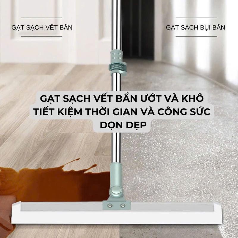 Chổi Gạt Nước Nhà Tắm Silicon, Cây Gạt Nước Sàn Nhà, Cào Nước Và Lau Kính Thông Minh Xoay 360 độ, Có Thể Điều Chỉnh -426