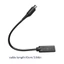 Dây sạc BTM Hệ thống 3DS Cổng Type C Cáp sạc nhanh Chiều dài 10cm Kết cấu PVC Thích hợp cho tính di động