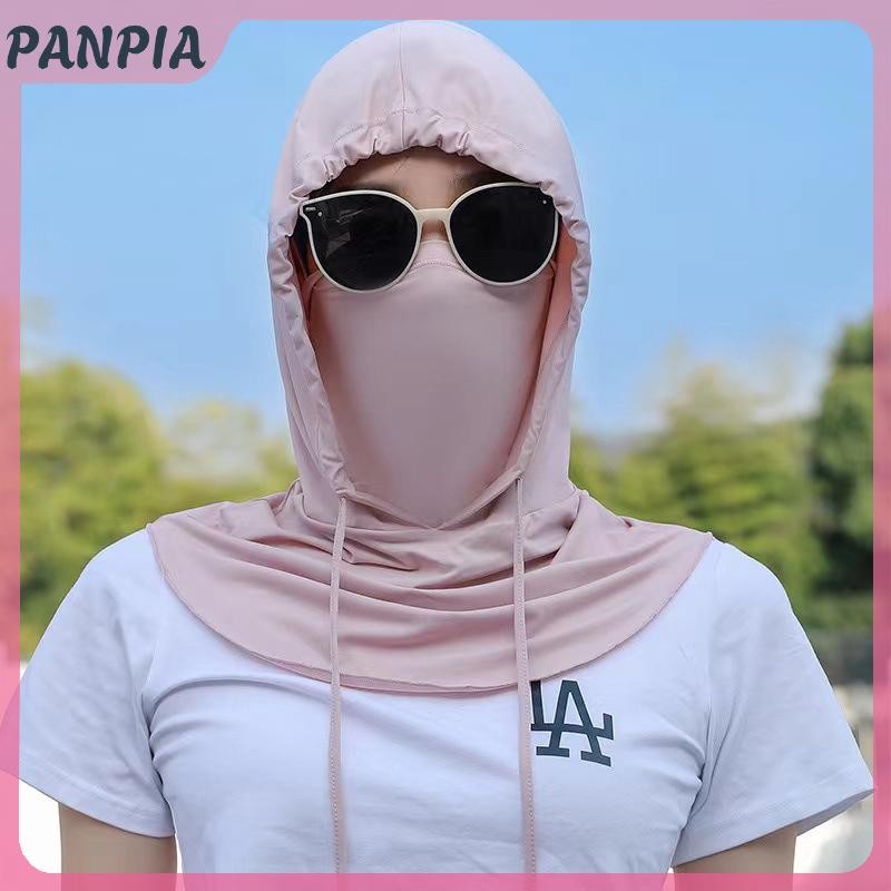 PNPIA-Full Face Cover Mũ Câu Cá Mặt Trời Có Mặt nạ Mũ Mùa Hè Ngoài Trời Chống Tia uv Mũ Chống Nắng Bảo Vệ Cổ Đi Bộ Đường Dài Mũ Unisex