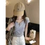 Sang Trọng Áo Thun Nữ Cổ Chữ V Short Sleeve Slim-Fit Chính Hãng Phong Cách Hot Girl