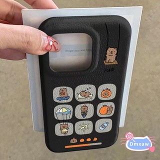 Ốp Điện Thoại Da Capybara Dễ Thương Cho Honor 300 Ultra 200 100 90 Lite 80 70 Pro Plus 60 50 Pro SE 5G 4G Vỏ Hoạt Hình Nhiều Màu Sắc Vui Nhộn Chống Sốc Ốp Lưng Mềm