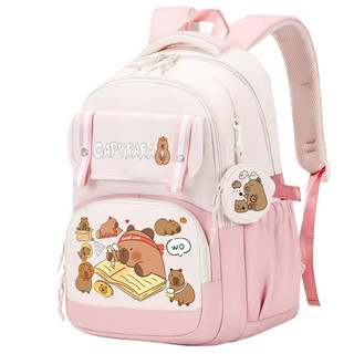 2025 Phong Cách Mới Capybara Schoolbag In Hình Ngộ nghĩnh Hoạt Hình Capybara Ba Lô Dung Tích Lớn Nhẹ Học Sinh Tiểu Học