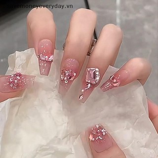 [savemoneyeveryday] 50 Chiếc Kim Cương Flatback Lấp Lánh Nhiều Hình Dạng Móng Tay Nghệ Thuật Kim Cương Giả Trang Trí Quyến Rũ Làm Móng Tay [vn]