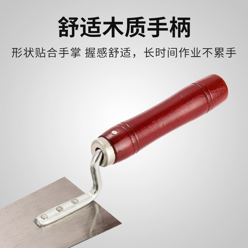 Kemaixin Sawtooth Trowel Dày Đặc Biệt Trowel Scraper Mason Ash Knife Mud Board Tool UUNI