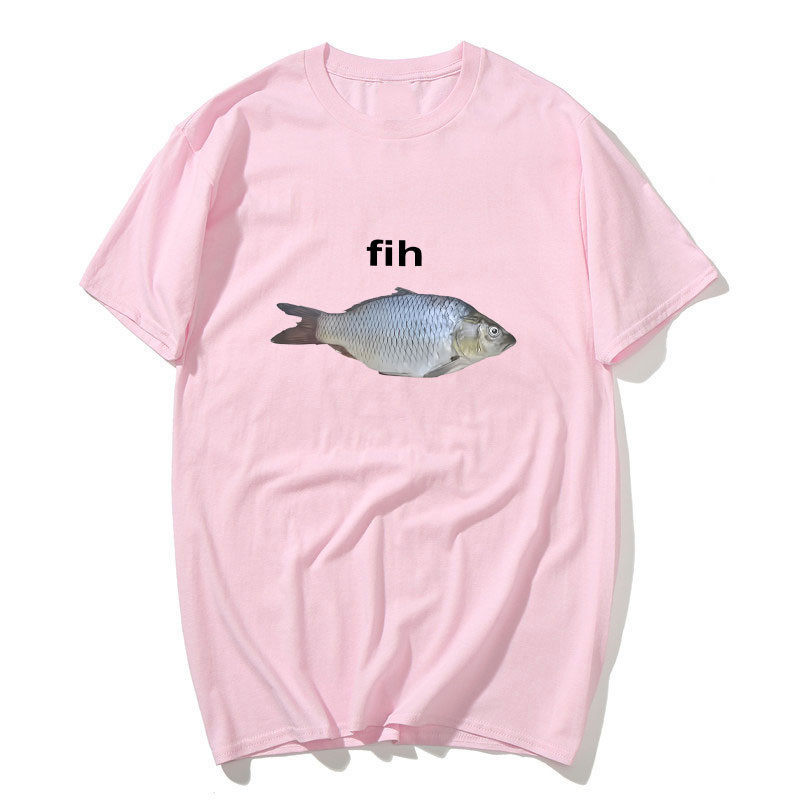 Fih Cá Nhí Nhảnh - Áo Thun Cotton Nam Nữ, Size Lớn, Thời Trang Hàng Ngày