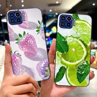 Dành Cho Motorola One 5G 2020 Vỏ Rồng Mát Trái Tim Tình Yêu Hoạt Hình Silicon Mềm TPU Màu Đen Cho Moto One 5G Vỏ Điện Thoại