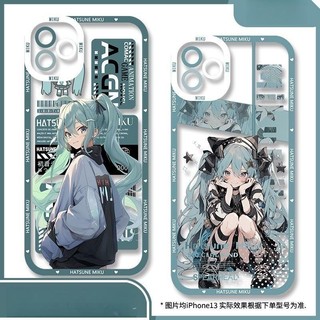 Ốp Lưng Cho Redmi Note 13 12 11 10 Pro Max Plus 10S 11S 12S CellAnime Hatsune Miku Vỏ Điện Thoại Hoạt Hình Dễ Thương Hợp Thời Trang Silicon Trong Suốt Mềm