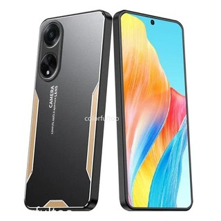 Ốp Lưng Cho Oppo A18 A38 A58 A78 A98 A79 4G 5G Vỏ Cứng Giáp Chống Sốc Kim Loại Hai Màu Chống Rơi Mờ Full Bảo Vệ Camera Vỏ Điện Thoại Cho A 18 OppoA38