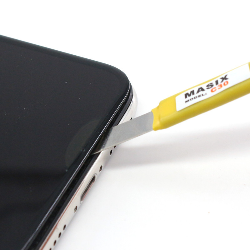 Bộ 5 Kim Loại Crowbar Prying Mở Bộ Dụng Cụ Sửa Chữa Cho Điện Thoại Di Động Notebook Hai Đầu Kim Loại Spudger Nhà Dụng Cụ Cầm Tay Bộ