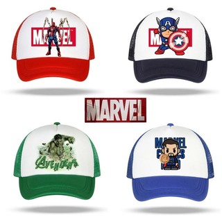 Marvel hoạt hình in mũ bóng chày người nhện thoáng khí mũ chống nắng lưới polyester mũ xe tải có thể điều chỉnh DIY logo mũ bóng chày quà tặng
