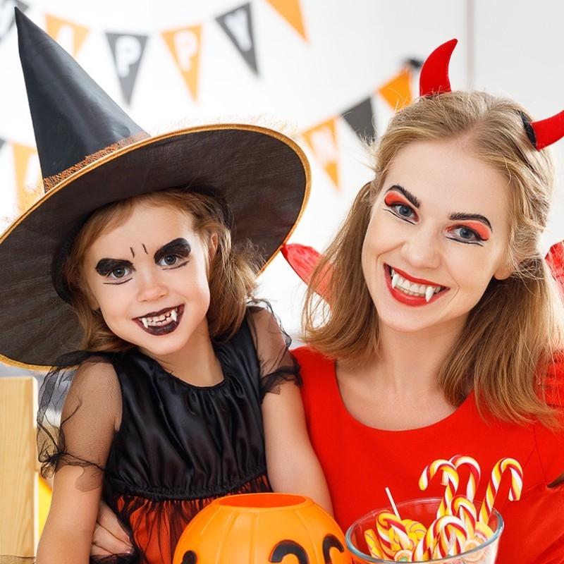 Trang trí Halloween Ma cà rồng Răng nanh Răng giả Đạo cụ Halloween Cosplay Đạo cụ Giả Fangs Đạo cụ