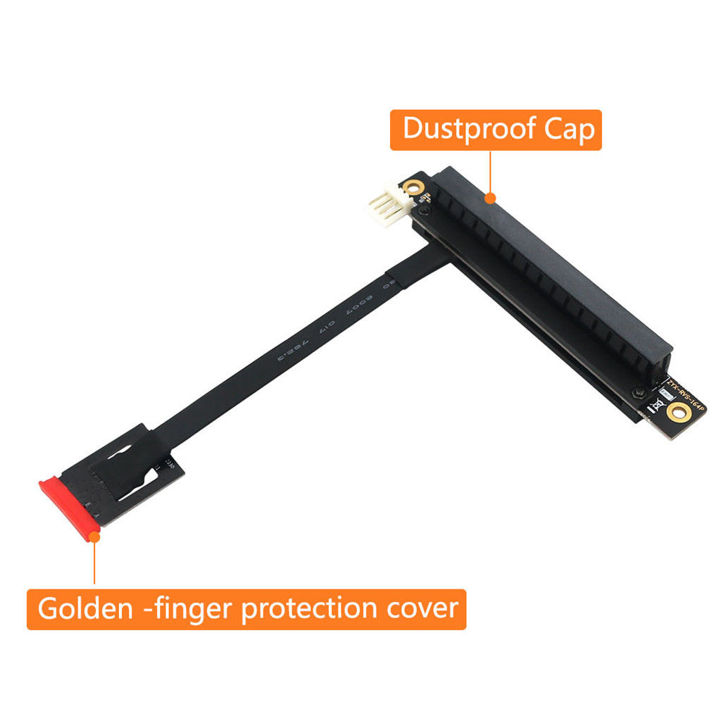 Jmt M.2 NGFF Key A-E Sang PCI-E 16X 270 Độ Cáp 25CM