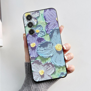 Dành Cho Samsung Galaxy M35 5G Ốp Lưng Matte Thiết Kế Mới Nhất Họa Tiết Hoạt Hình Silicon Mềm Cho Samsung M35 M 35 Vỏ Điện Thoại