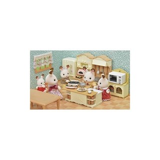 Sylvanian Families furniture [Island Kitchen] CA-423 ST Mark certified, toy doll house