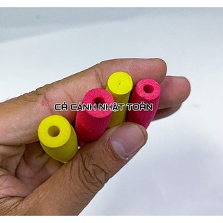Phao mút 1 màu không lưỡi câu cá mini (7cm)