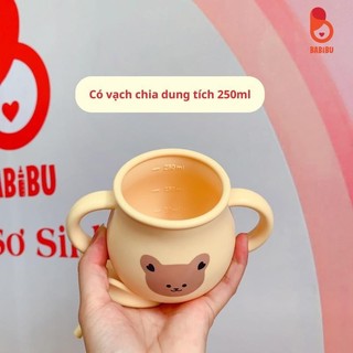 Cốc tập hút Coco Bear kiêm hũ đựng bánh ăn dặm cho bé
