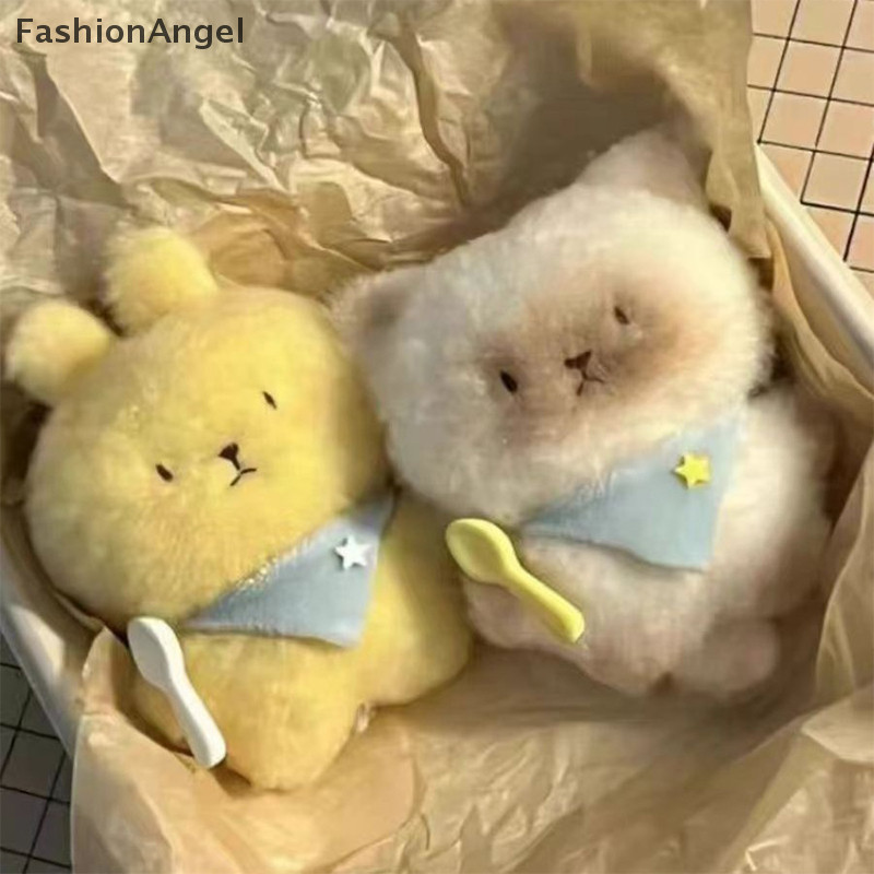 FashionAngel Hoạt Hình Dễ Thương Xiêm Sang Trọng Móc Khóa Mềm Nhồi Bông Túi Búp Bê Mặt Dây Chuyền Trang Trí Xe Chìa Khóa Cặp Đôi Quà Tặng TH