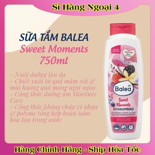 Sữa tắm Balea Đức 300ml và 750ml các mùi hương