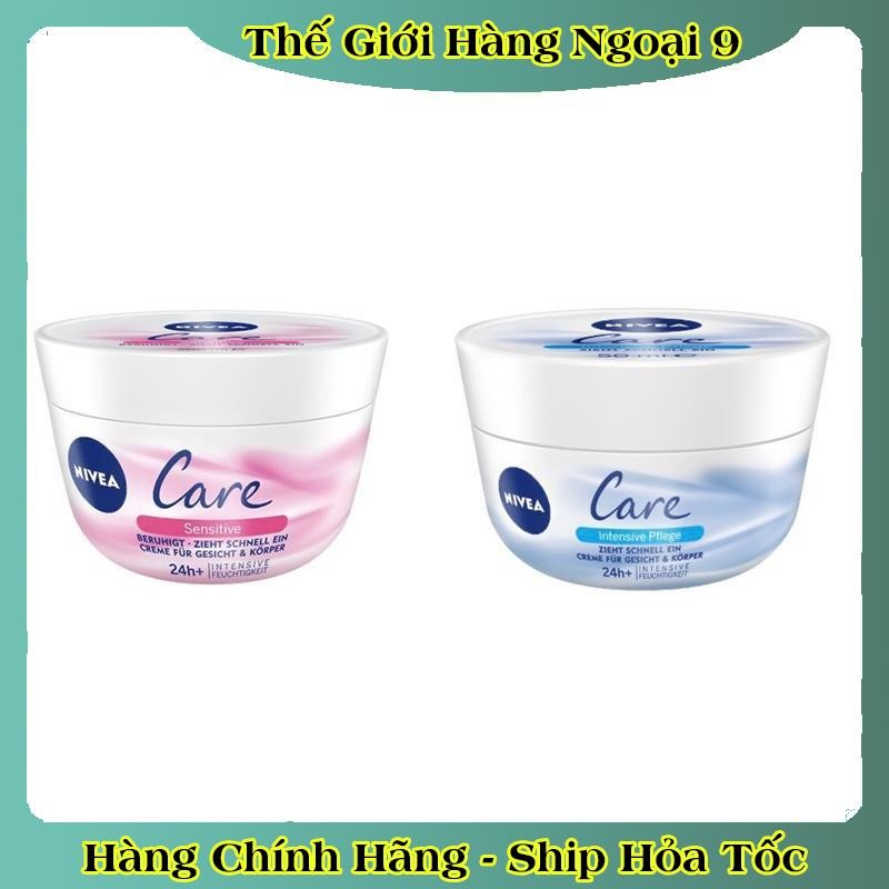 [auth] Kem dưỡng ẩm NIVEA CARE Đức - Siêu dưỡng ẩm chống khô da, chống nứt nẻ  🎀 [Hot]