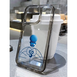 Đơn giản Ý tưởng mới Vỏ điện thoại Doremon cho iPhone 16 / 15 / 14 / 13 / 12 / 11 / Pro Max Vỏ điện thoại di động thương hiệu Samsung S24 / 23 / 22 Ốp cứng bảo vệ chống sốc trong suốt chống rơi