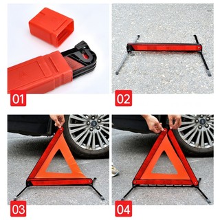 Biển Cảnh Báo Nguy Hiểm, Biển Tam Giác phản quang cảnh báo cho xe hơi gấp gọn tiện lợi SUNND