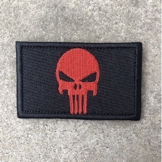 Patch_velcro PUNISHER dán quần áo_ba lô túi xách _retro