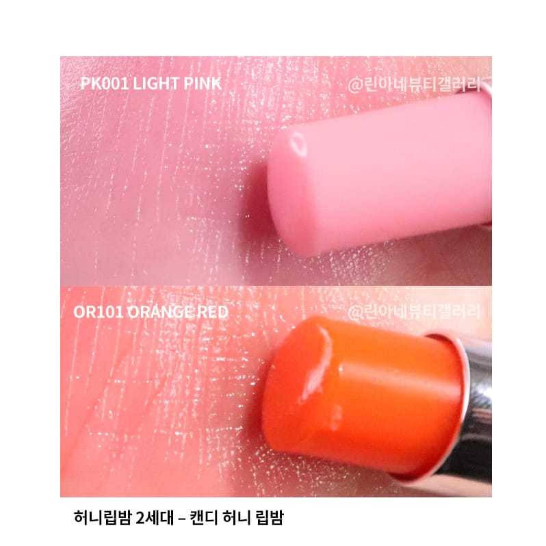 Ảnh Son Dưỡng YNM Candy Honey Lip Balm Light Pink/Orange Red  - Daily Beauty 2