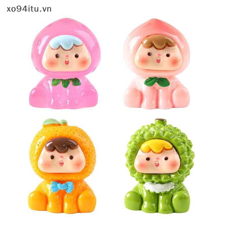 XOITU 1 Chiếc Dạ Quang Trái Cây Búp Bê Trang Trí Nhà Cảnh Quan Nhựa Thủ Công Phát Sáng Vườn Cá Thu Nhỏ Đồ Trang Trí Trang Trí VN