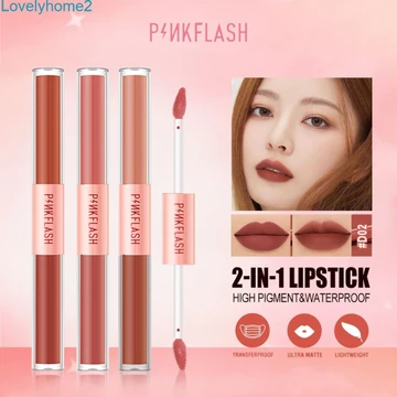 Son kem lì 2 trong 1 Pinkflash chống nước và bền màu -lovelyhome2