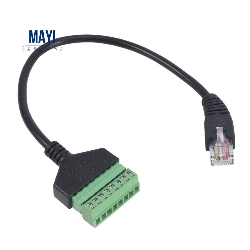 Cáp kết nối đầu cuối vít RJ45 RJ45 Nam đến 8 chân Cáp nối dài cho Cat5 ...