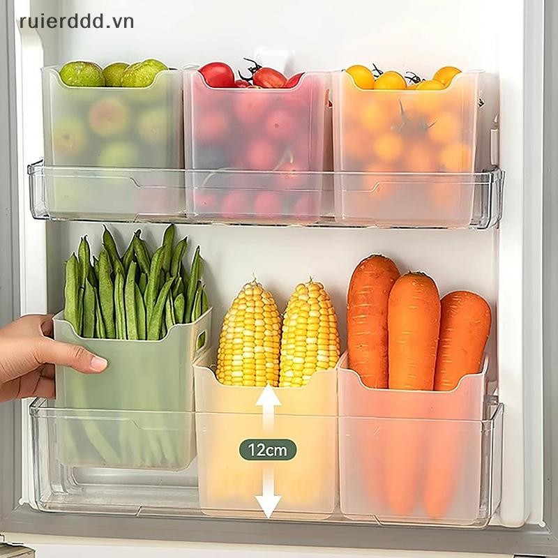 # Mới # 1 Hộp Bảo Quản Tủ Lạnh Thực Phẩm Tươi Tổ Chức Bảo Quản Lạnh Sắc Nét Trái Cây Gia Vị Hộp Đựng Thực Phẩm Hộp Bếp.