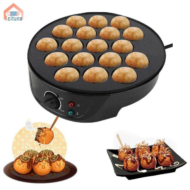 Di Động Chống Dính Điện Takoyaki Máy Làm Nướng Bánh Nướng Bánh Nhật Bản Bóng Thịt Đĩa 18 Lỗ Nấu Ăn Nhà Bếp