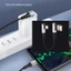 Cáp sạc MOON USB sang USB C Dây đồng bộ dữ liệu sạc nhanh 6A cho điện thoại thông minh